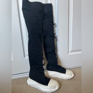 Rick Owens Knee High Platforms